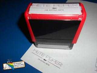 Inktstempel zelfinktend afmeting 70x25mm